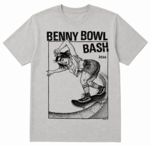 Benny Bowl Bash Tshirt Mock-up